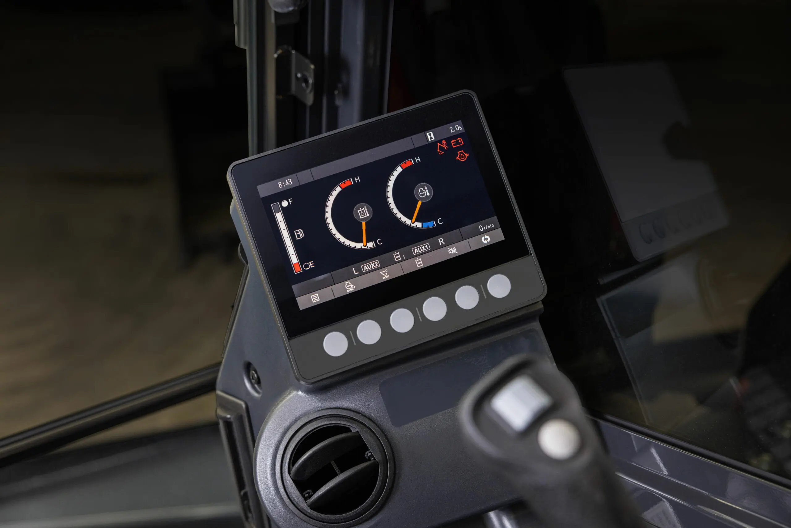 Mini Excavator SV100-7 LCD screen