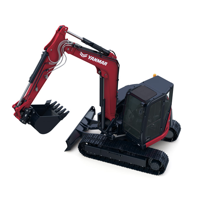 Mini Excavator SV100-7 bird's view